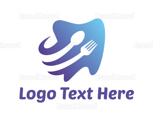 Kitchen Food Tooth Logo