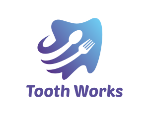 Kitchen Food Tooth logo design