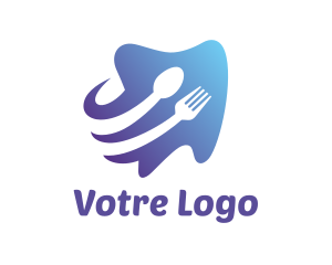 Dentistry - Kitchen Food Tooth logo design