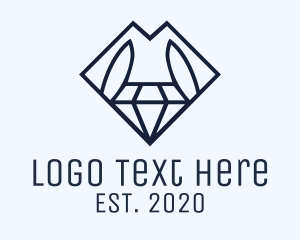Elegant - Diamond Fashion Dress logo design