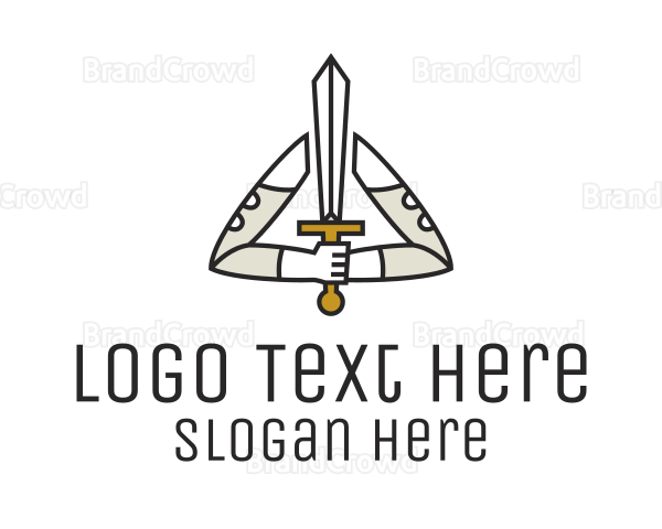 Handheld Sword Warrior Logo