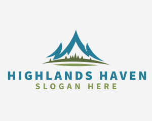 Highlands - Mountain Alpine Nature logo design