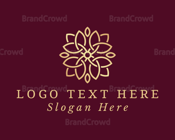 Decorative Flower Spa Logo