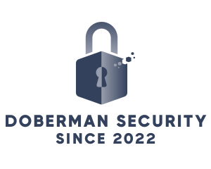 Online Security Padlock logo design