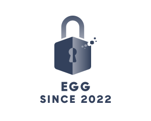 Data - Online Security Padlock logo design