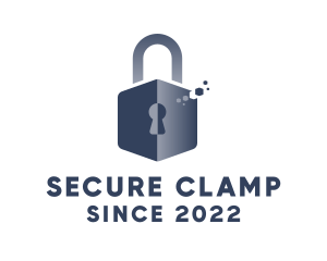 Online Security Padlock logo design