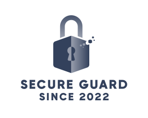 Online Security Padlock logo design