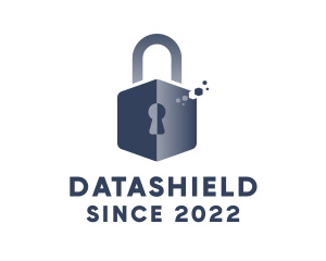 Online Security Padlock logo design