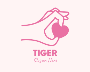 Community - Hand Picked Heart logo design
