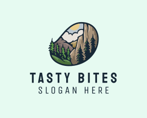 Outdoor Mountain Nature Forest Logo