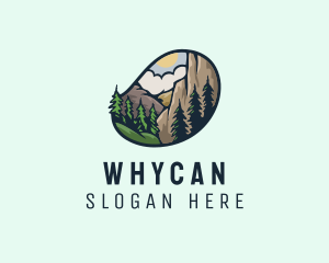 Outdoor Mountain Nature Forest Logo