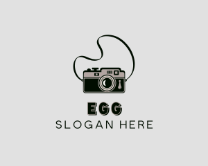 Vlogger - Camera Photography Lens logo design