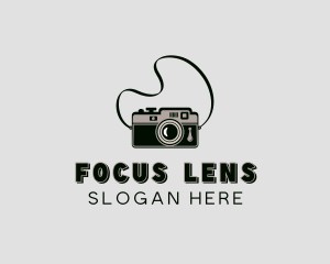 Camera Photography Lens logo design