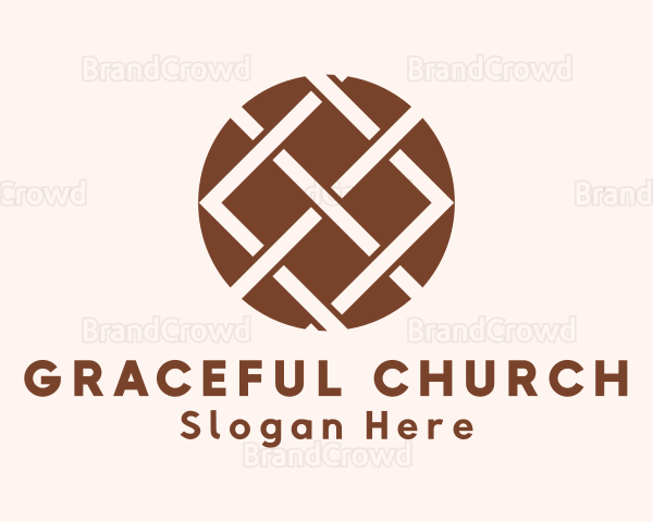 Woven Textile Handicraft Logo