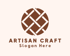 Handicraft - Woven Textile Handicraft logo design
