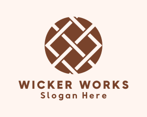 Woven Textile Handicraft logo design