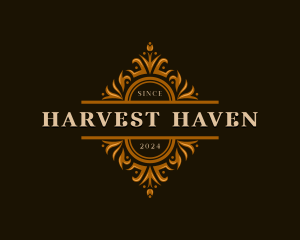 Luxury Floral Haven logo design