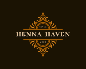 Luxury Floral Haven logo design