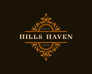 Luxury Floral Haven logo design