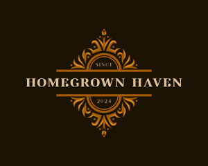 Luxury Floral Haven logo design