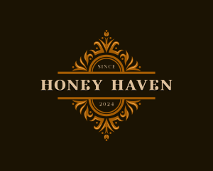 Luxury Floral Haven logo design