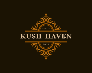 Luxury Floral Haven logo design