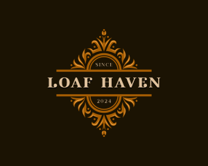 Luxury Floral Haven logo design