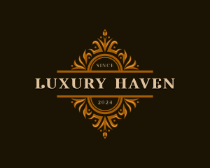 Luxury Floral Haven logo design