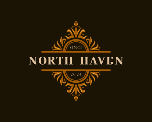 Luxury Floral Haven logo design