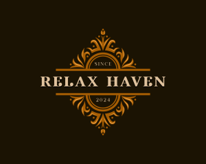 Luxury Floral Haven logo design