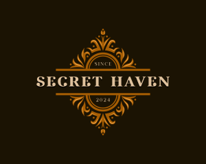 Luxury Floral Haven logo design