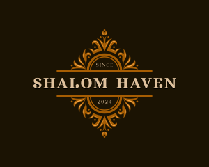 Luxury Floral Haven logo design