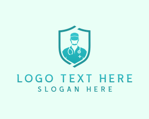 Health Care - Medical Stethoscope Doctor logo design