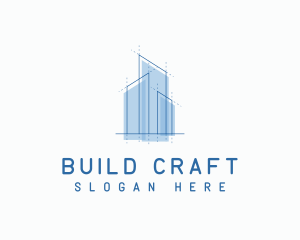 Residential Building Tower logo design