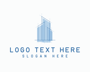 Simple - Residential Building Tower logo design
