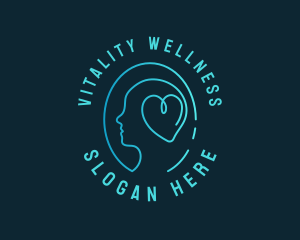 Mental Heart Wellness logo design