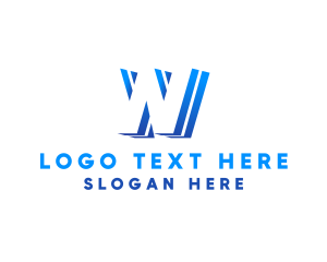 Corporation - Corporate Agency Letter W logo design