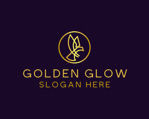 Golden - Golden Minimalist Hawk logo design