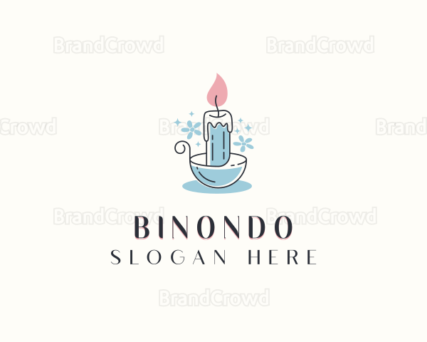 Candle Holder Decoration Logo