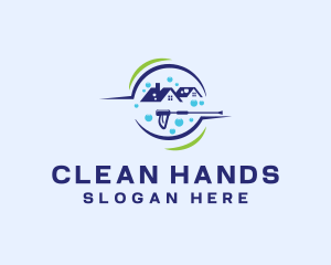 Pressure Wash Housekeeping logo design