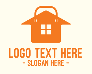 Comma - Orange House Shopping logo design