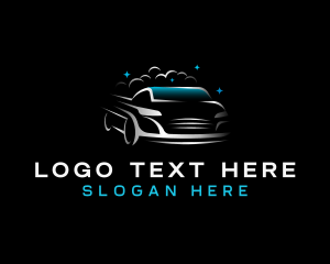 Sedan - Car Wash Auto Cleaning logo design