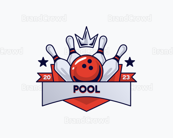 Crown Sports Bowling Alley Logo