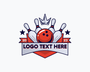 Tournament - Crown Sports Bowling Alley logo design