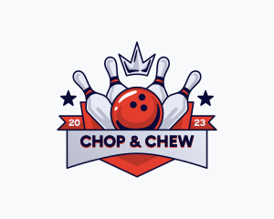 Crown Sports Bowling Alley Logo