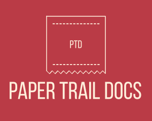 Documentation - Ripped Paper Document logo design