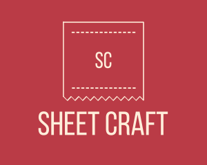 Sheet - Ripped Paper Document logo design