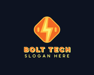 Thunder Lightning Bolt logo design