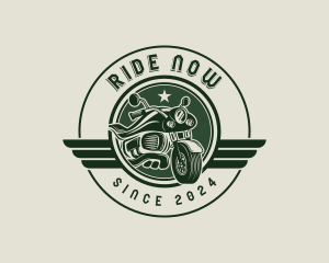 Rider Motorcycle Motorbike logo design