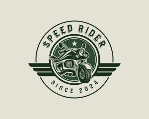 Rider Motorcycle Motorbike logo design